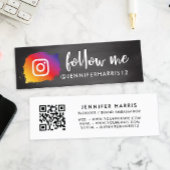 Modern Instagram Qr Code Mini Visitekaartje
