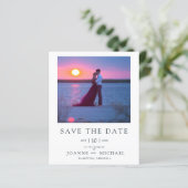 Modern Instant Photo Couple met envelop (Staand voorkant)
