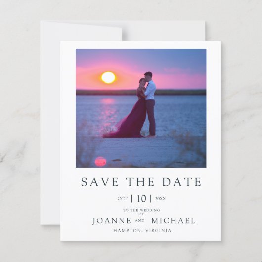 Modern Instant Photo Couple met envelop (Voorkant)