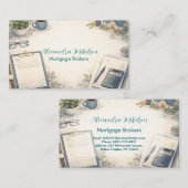 Modern Insurance Advisor Professional Visitekaartje (Voorkant / Achterkant)