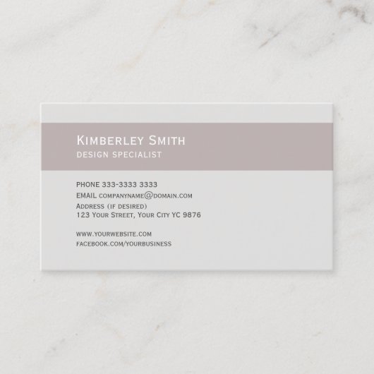 Modern Interieur Design aangepaste foto Visitekaartje (Voorkant)