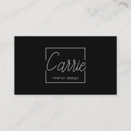 Modern interieur ontwerp met streepjescode-Visitek Visitekaartje