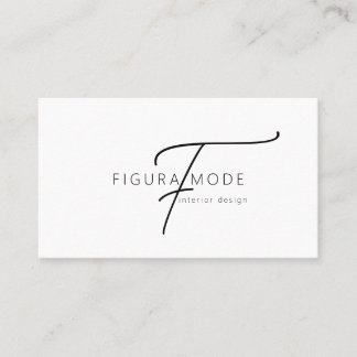 Modern Interior Designer Business Card Visitekaartje