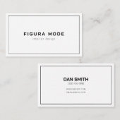 Modern Interior Designer Business Card Visitekaartje (Voorkant / Achterkant)