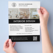 Modern Interior Designer Marketing  Flyer (Hand)
