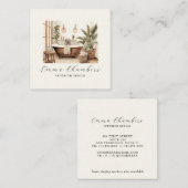 Modern Interior Designer Vierkante Visitekaartje (Voorkant / Achterkant)