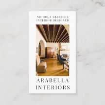 Modern Interior Designer Visitekaartje