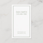 Modern Interior Designer Visitekaartje (Achterkant)