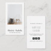 Modern Interior Designer Visitekaartje (Voorkant / Achterkant)