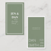 Modern Interior Designer Visitekaartje (Voorkant / Achterkant)