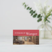 Modern Interior Designer Visitekaartje (Staand voorkant)