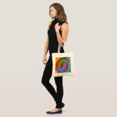 Modern Interlocking Shapes Tiny Tote Tote Bag (Voorkant (model))