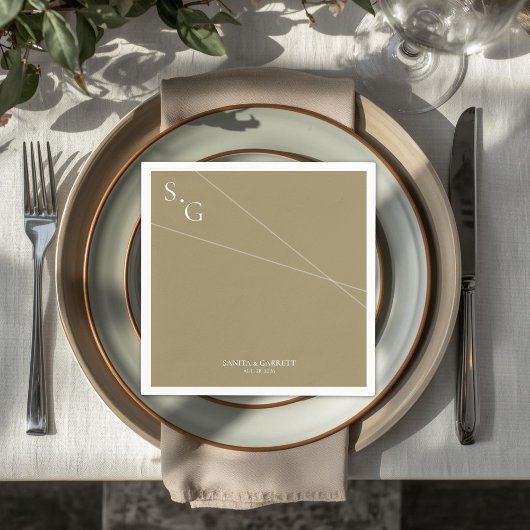 Modern Intersecting Lines Wedding  Servet