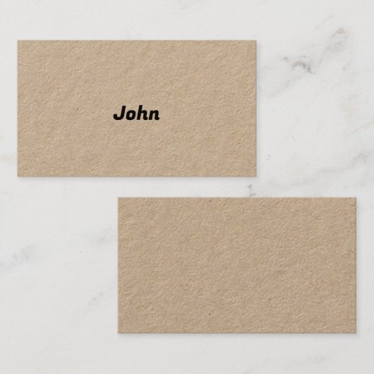 Modern introductietype visitekaartje (Voorkant / Achterkant)