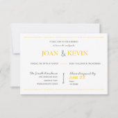 Modern Invitation Suite Brunch Card Kaart (Voorkant)