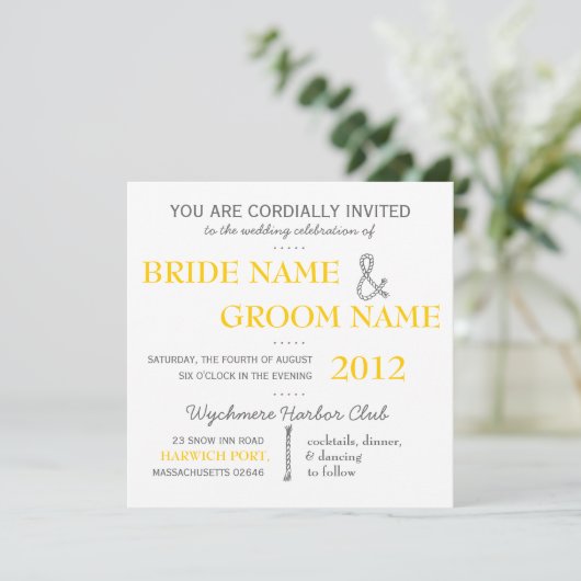 Modern Invitation Suite Wedding Invite Kaart (Staand voorkant)