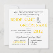 Modern Invitation Suite Wedding Invite Kaart (Voorkant)