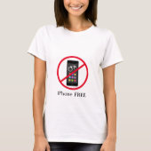 Modern iPhone Free Message T-shirt (Voorkant)