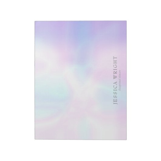 Modern Iridescent Notitieblok (Linkerzijde)