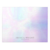 Modern Iridescent Notitieblok (Voorkant)