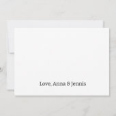 Modern is beter dan een pot gouden zwangerschap aankondiging (Achterkant)