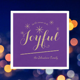 Modern is de reden om vrolijk naampapier te zijn servet