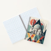 Modern Islamic Geometric Art Architecture Design Notitieboek (Binnen)