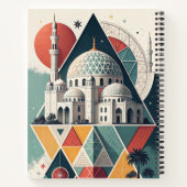 Modern Islamic Geometric Art Architecture Design Notitieboek (Achterkant)