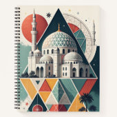 Modern Islamic Geometric Art Architecture Design Notitieboek (Voorkant)