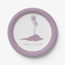 Modern Island Beach bruiloft - Violet