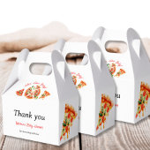 Modern Italiaans Baby shower voor Slice Slice Slic Bedankdoosjes