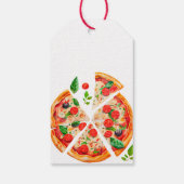 Modern Italiaans Baby shower voor Slice Slice Slic Cadeaulabel (Achterkant)