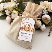 Modern Italiaans Baby shower voor Slice Slice Slic Cadeaulabel