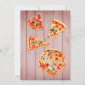 Modern Italiaans Baby shower voor Slice Slice Slic Kaart (Achterkant)