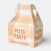 Modern & Italiaans elke gelegenheid Pizza Party Bedankdoosjes (Achterkant)