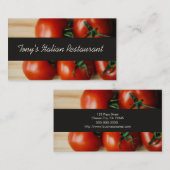 Modern Italiaans restaurant Visitekaartje (Voorkant / Achterkant)