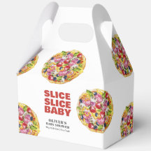 Modern Italiaans Slice Pizza Boy Baby shower
