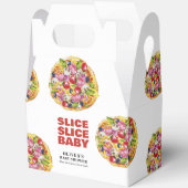 Modern Italiaans Slice Pizza Boy Baby shower Bedankdoosjes (Open)