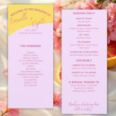 Modern Italiaans zomerhuwelijksprogramma