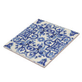 Modern Italian Blue  La Dolce vita  Tegeltje (Zijkant)