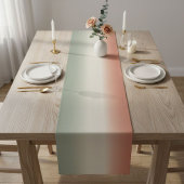 Modern Italian Flag Gradient Table Runner Medium Tafelloper