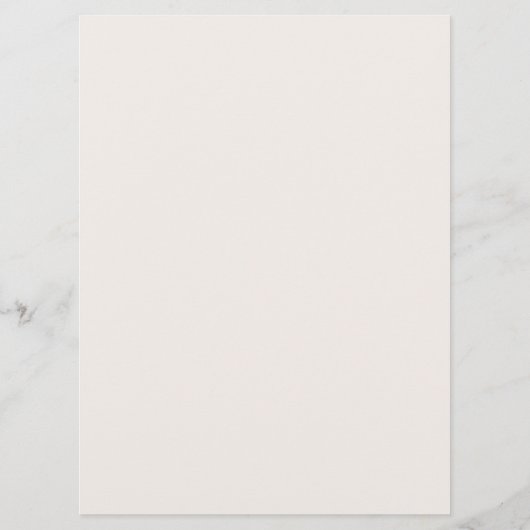 Modern Ivoor Monogrammed Bruiloft Menu (Achterkant)