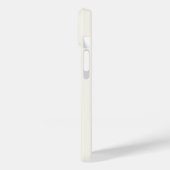 Modern Ivoor Schrift Monogram Case-Mate iPhone Case (Achterkant / Links)