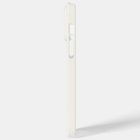 Modern ivory Gold Script Monogram Case-Mate iPhone Case (Achterkant / Links)