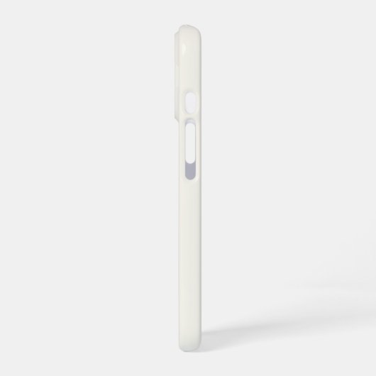 Modern ivory Gold Script Monogram iPhone 16 Hoesje (Linkerkant)