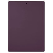 Modern Ivory Plum Floral Bouquet Paars Klembord (Achterkant)