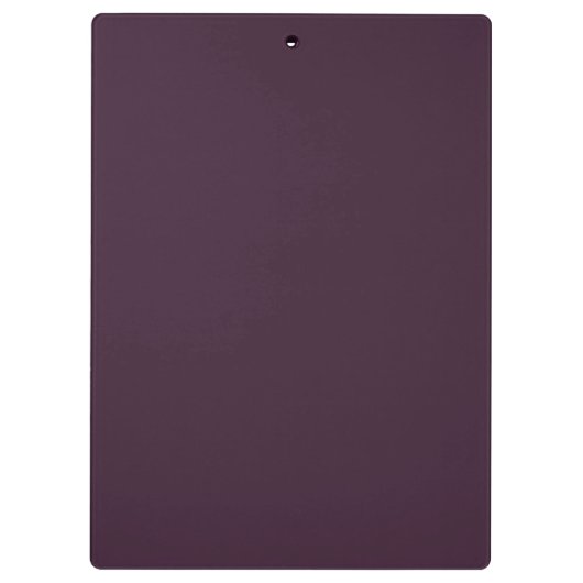 Modern Ivory Plum Floral Bouquet Paars Klembord (Achterkant)