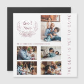 Modern jaar in de review fotocollage wintervakanti (Voorkant / Achterkant)