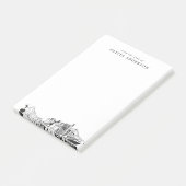 Modern Jacksonville Professioneel Gift Gepersonali Post-it® Notes (Schuin)