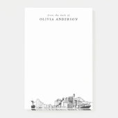 Modern Jacksonville Professioneel Gift Gepersonali Post-it® Notes (Voorkant)